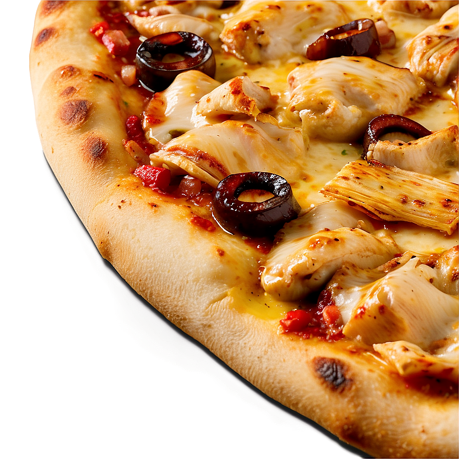 Bbq Chicken Pizza Png Wcf74 PNG