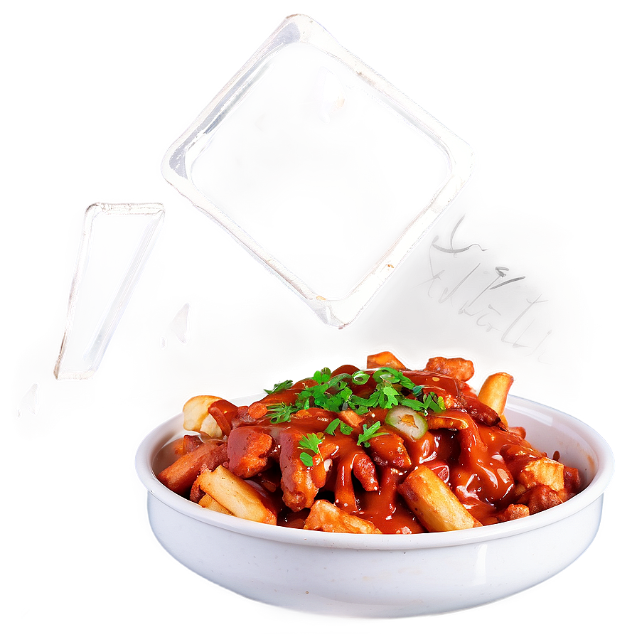 Bbq Chicken Poutine Feast Png 53 PNG