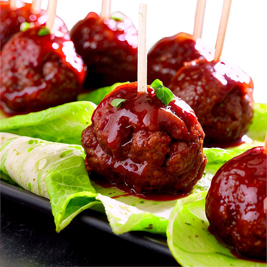 Bbq Meatball Appetizer Png Gyd PNG