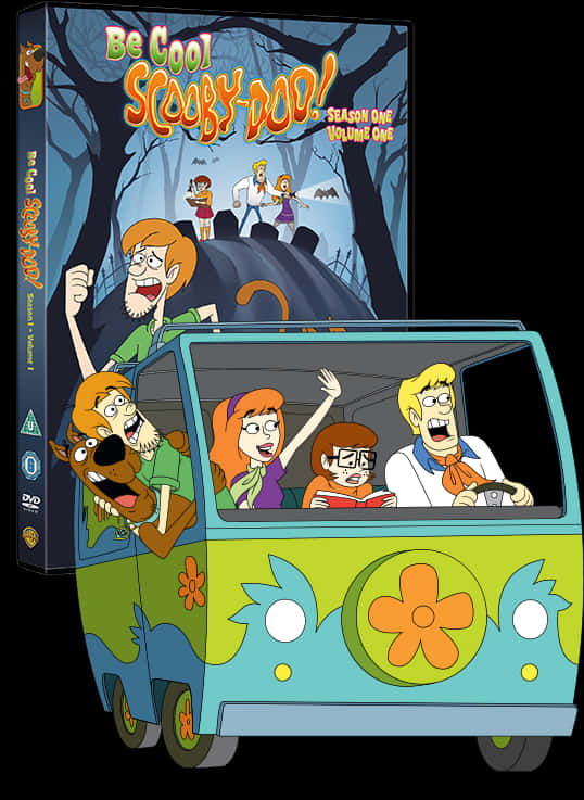 Be Cool Scooby Doo Season One Volume One D V D Cover PNG