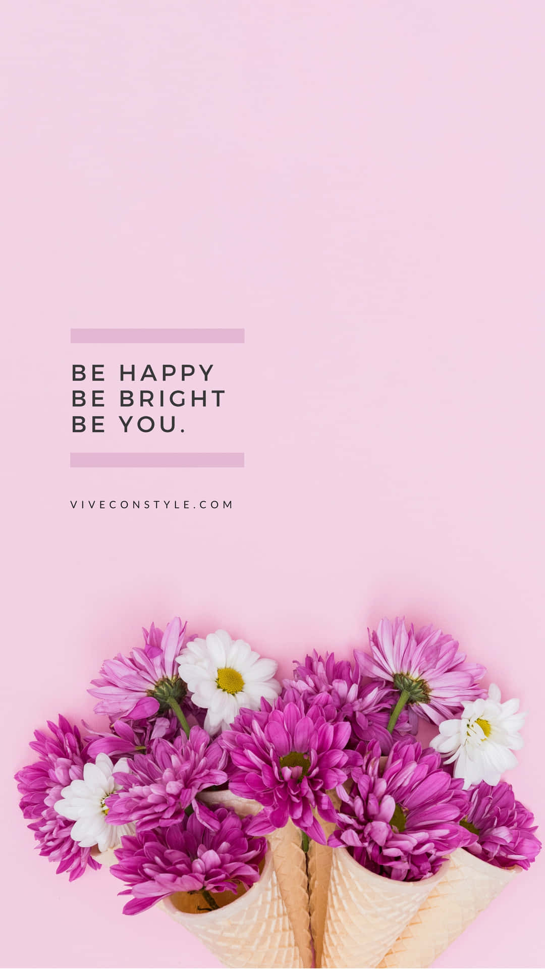 Stay positive and Be Happy Wallpaper