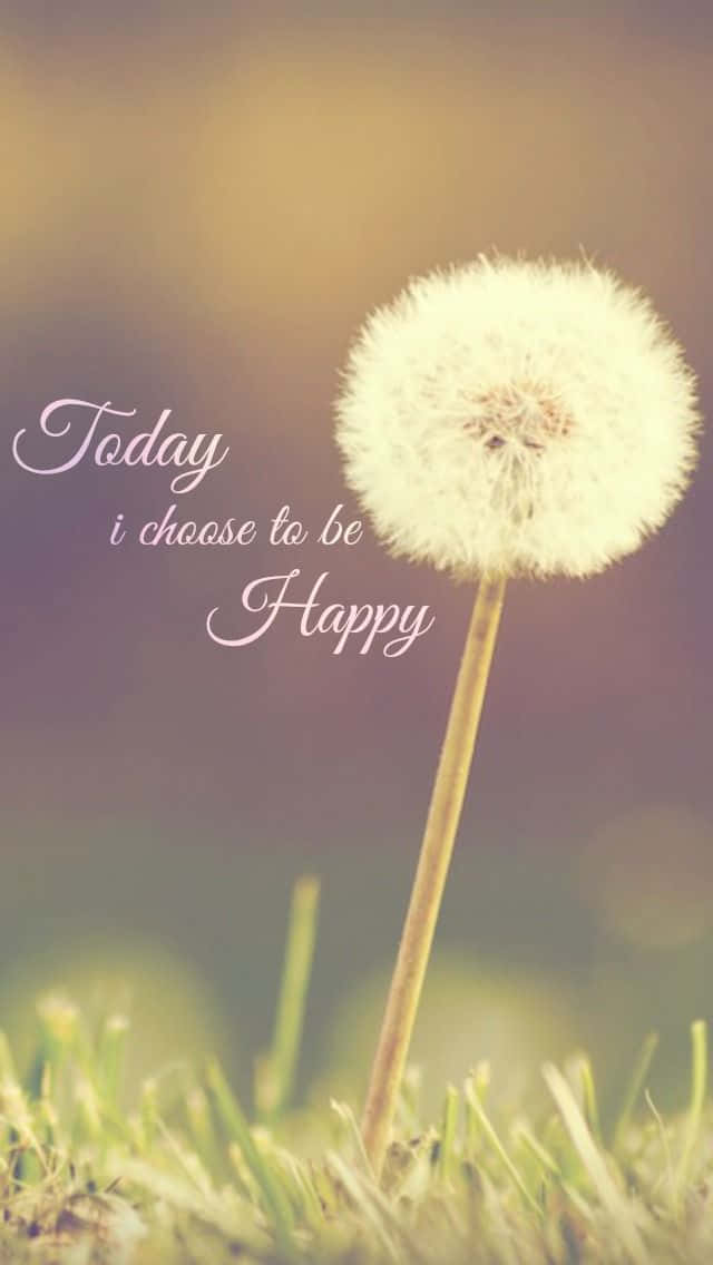 Every day is an opportunity to be happy. Wallpaper