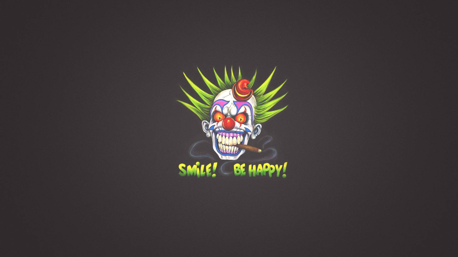 Be Happy Clown Wallpaper