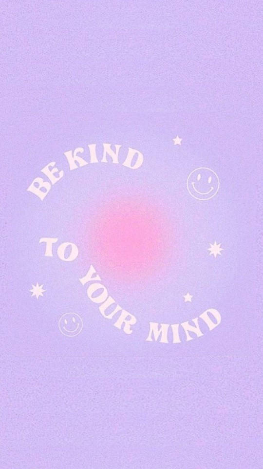 Be Kind To Your Mind Aura Aesthetic Wallpaper