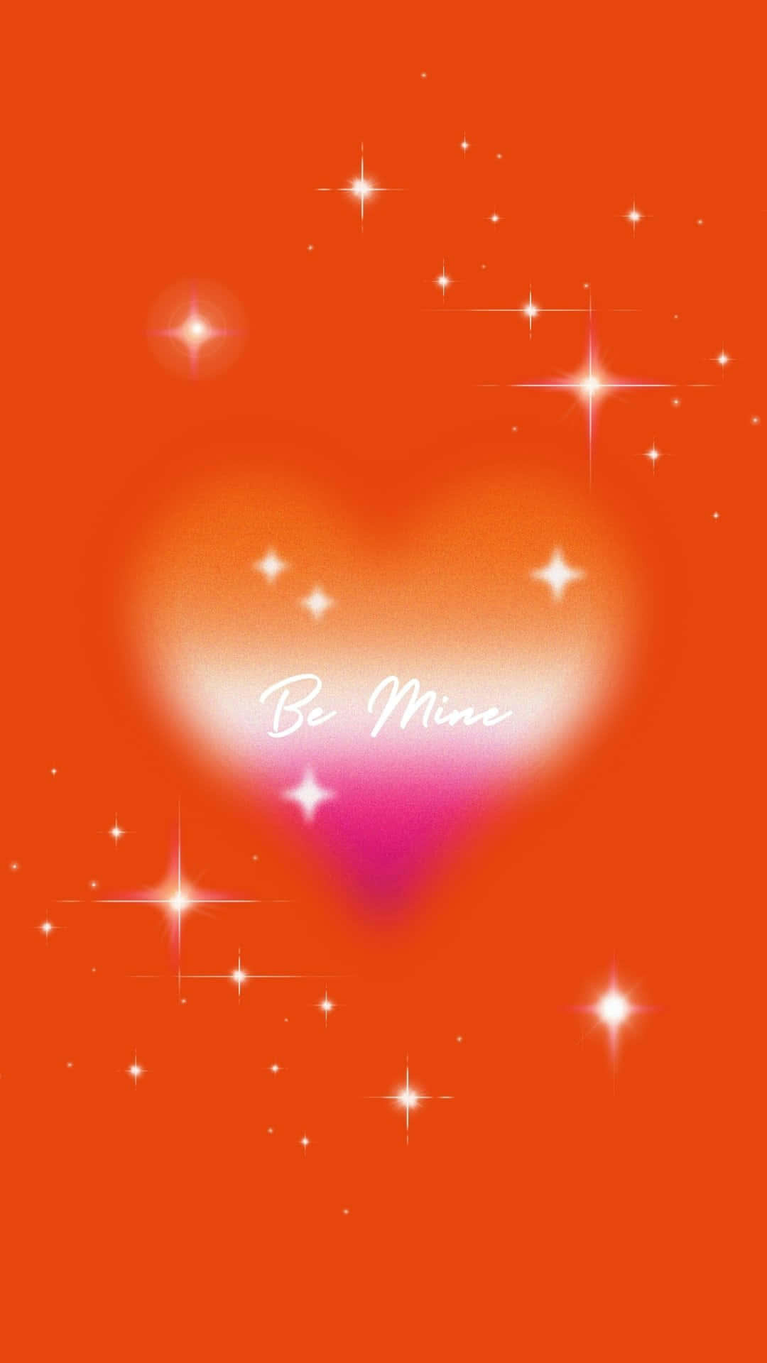 Be Mine Heart Aura Valentine Wallpaper