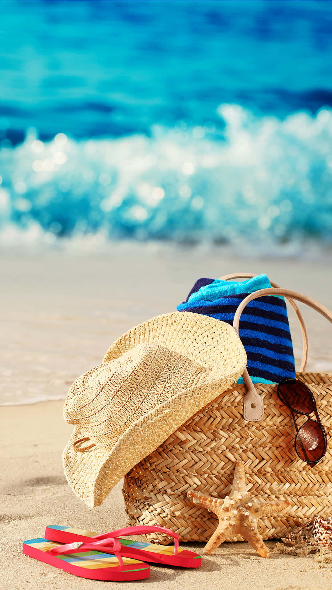 Summer Essentials: Sun, Sand, and Beach Accessories Wallpaper