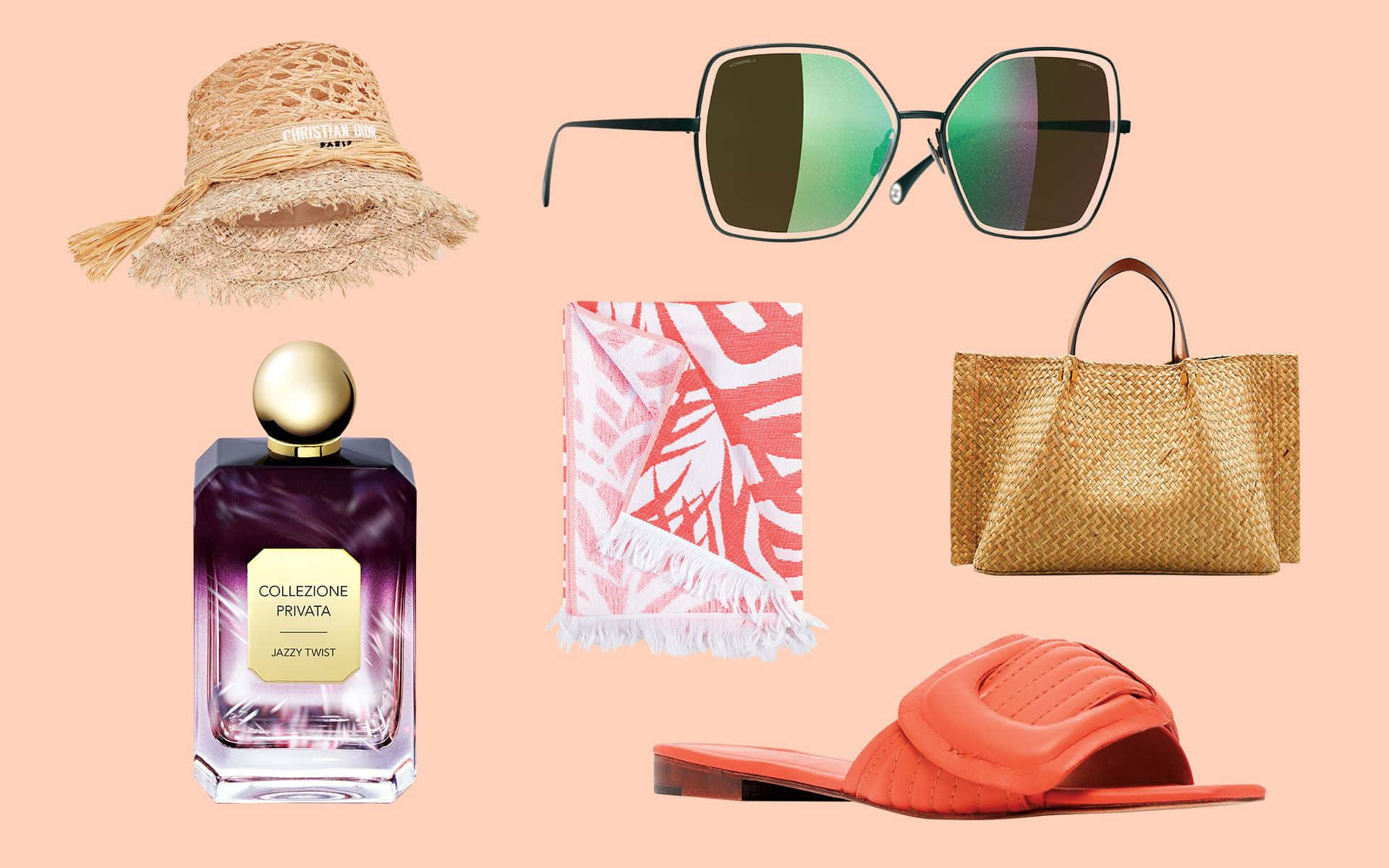 Vibrant Beach Accessories for a Perfect Summer Day Wallpaper