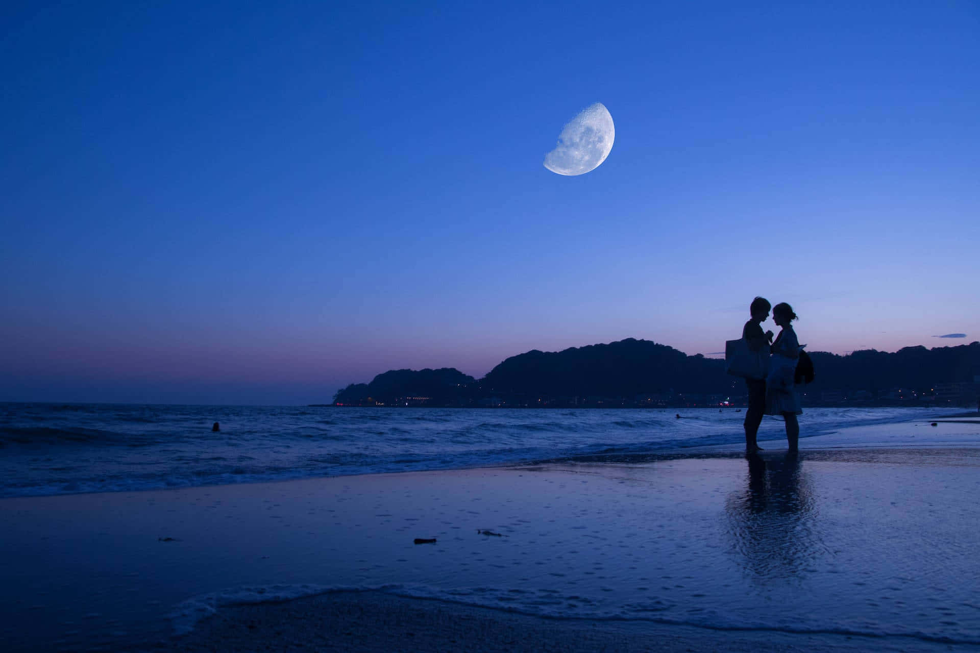 Vivila Tranquillità Di Una Notte In Spiaggia