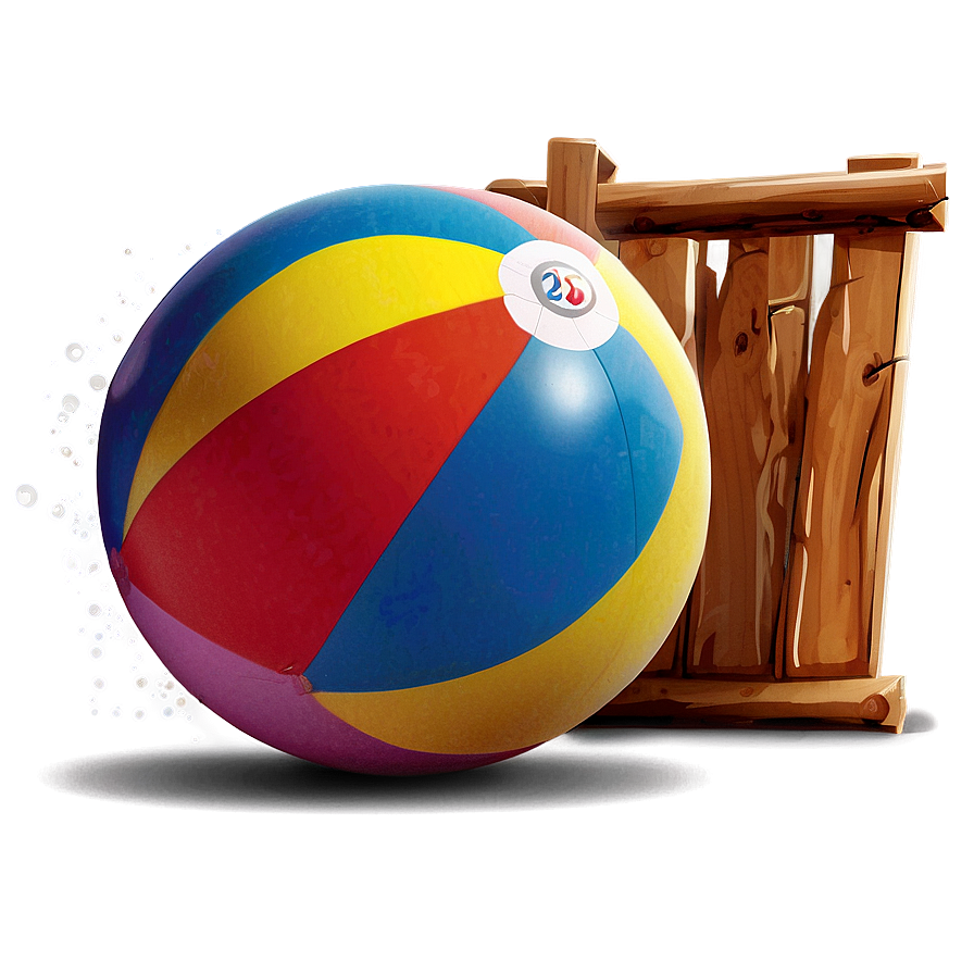 Beach Ball Art Png Iej96 PNG