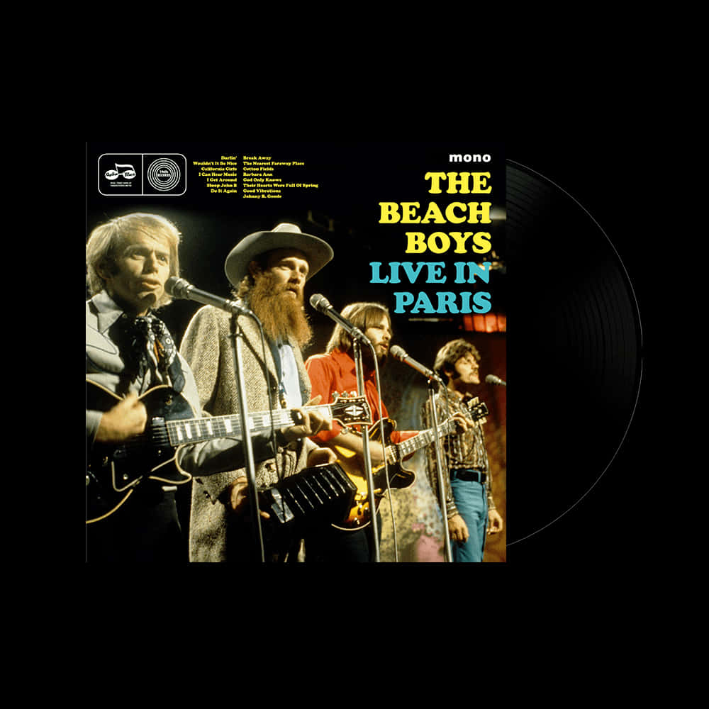 Beach Boys Live In Paris Vinyl Wallpaper