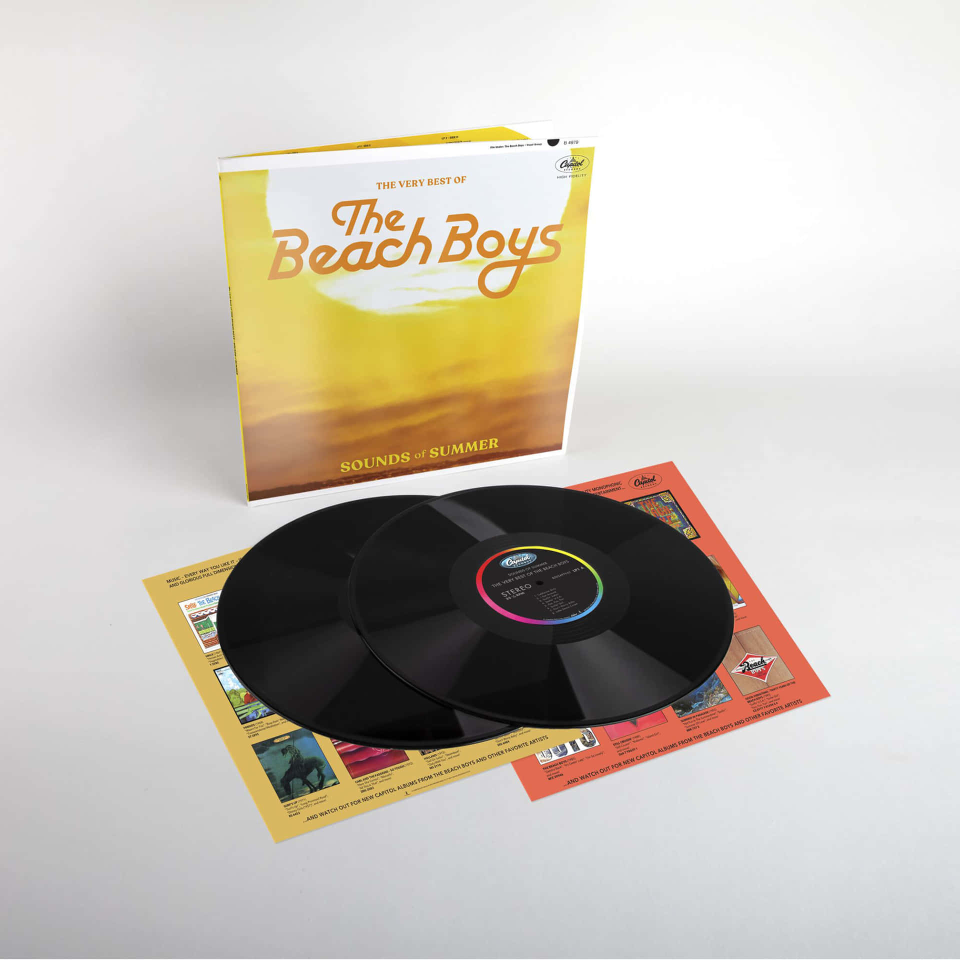 Beach Boys Vinyl Album Sounds of Summer Wallpaper