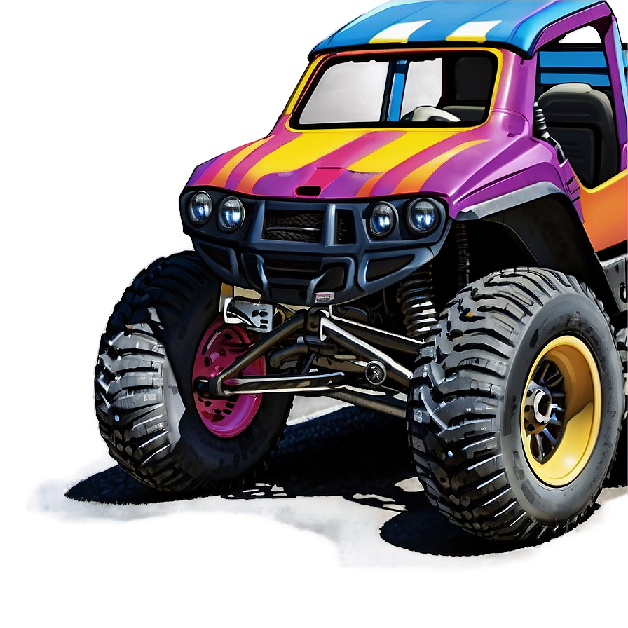 Beach Buggy Sunset Ride Png 06252024 PNG