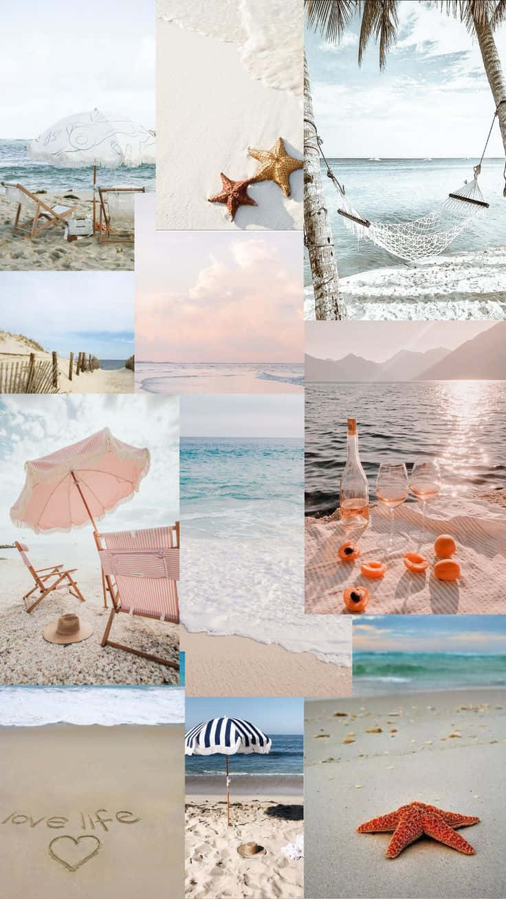 Beach Collage Moments.jpg Wallpaper