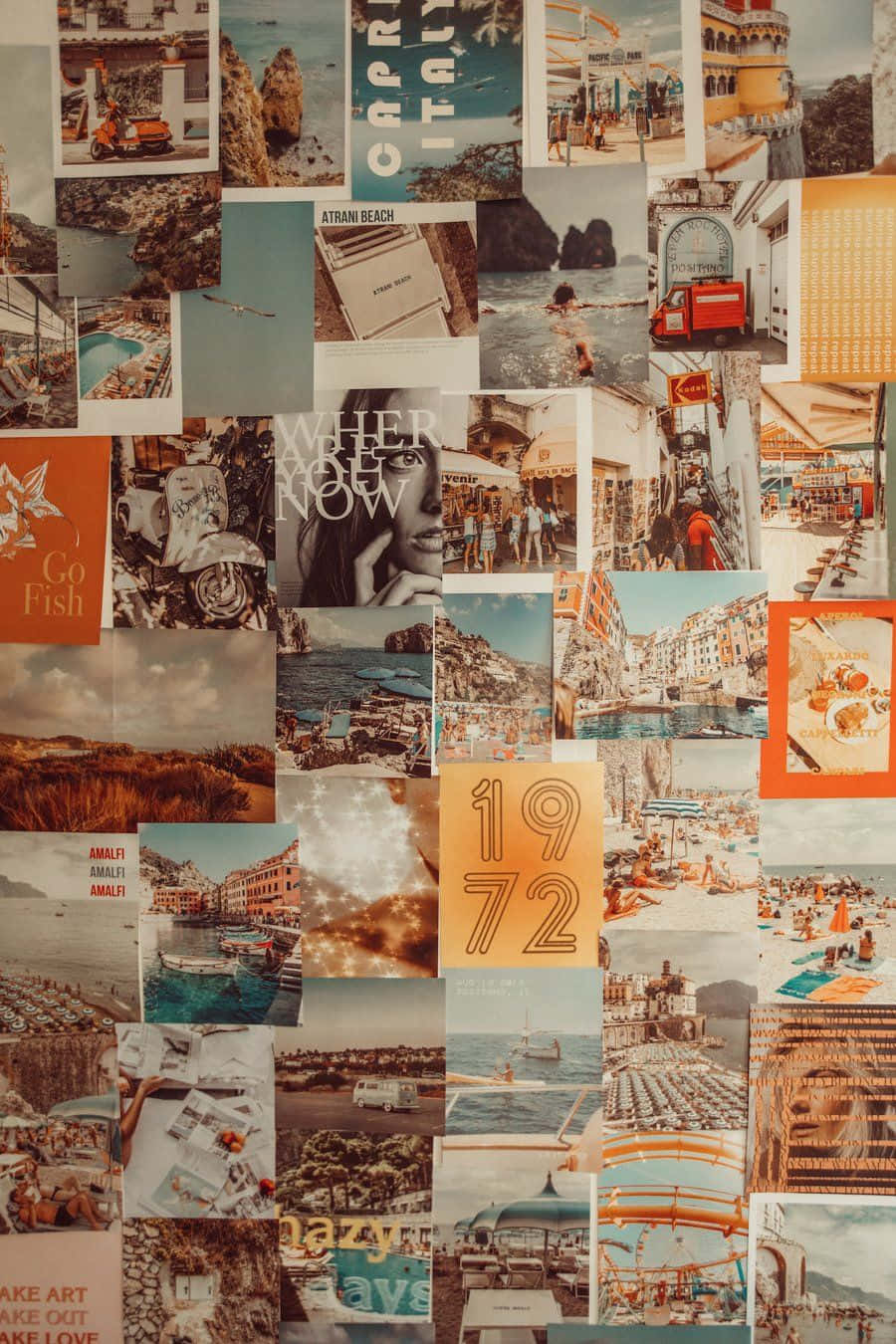 Strand Collage 900 X 1350 Wallpaper