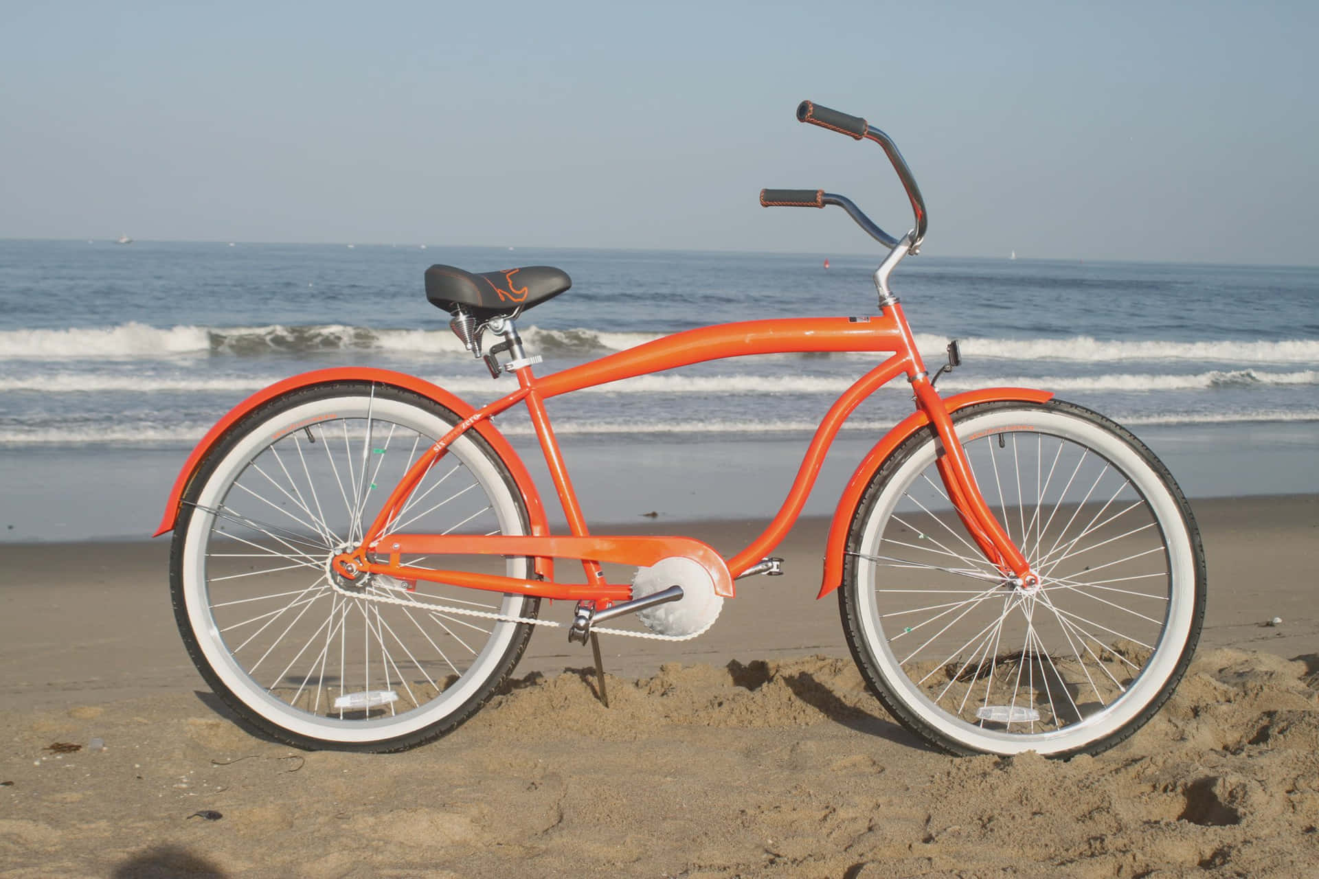 Relaxing Beach Cruiser Bike Ride Wallpaper