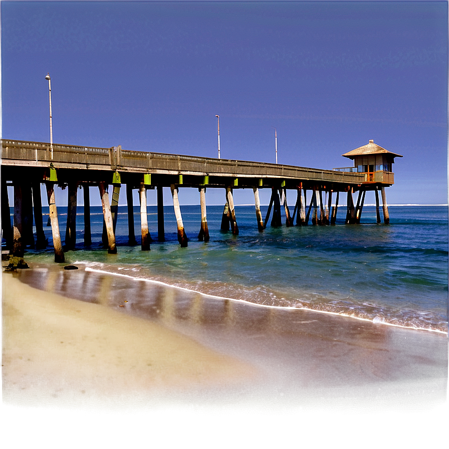 Beach Fishing Pier Png Ykj PNG