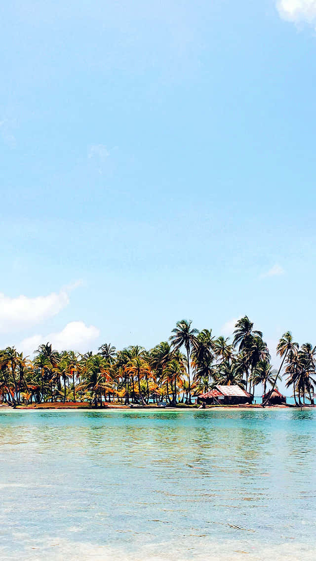 Serene Tropical Beach Getaway Wallpaper
