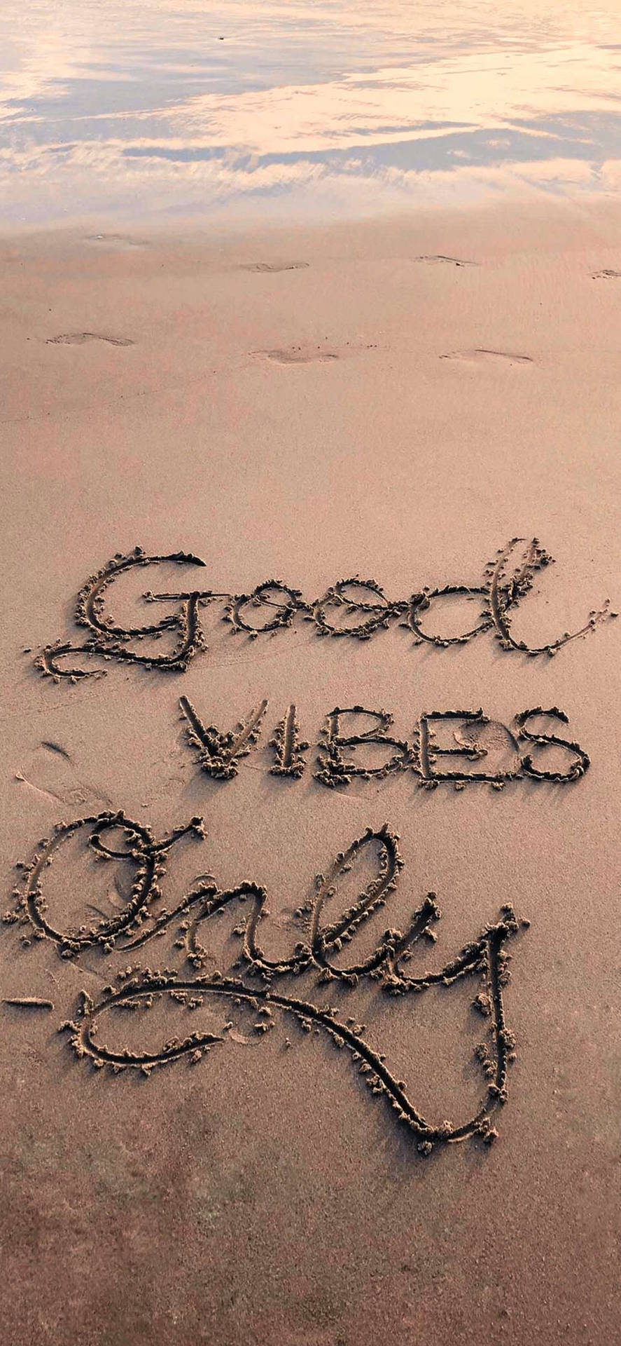 Download Beach Good Vibes Only Wallpaper 