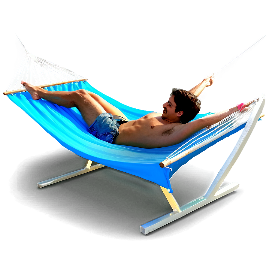 Beach Hammock Relaxation Png Xpi26 PNG