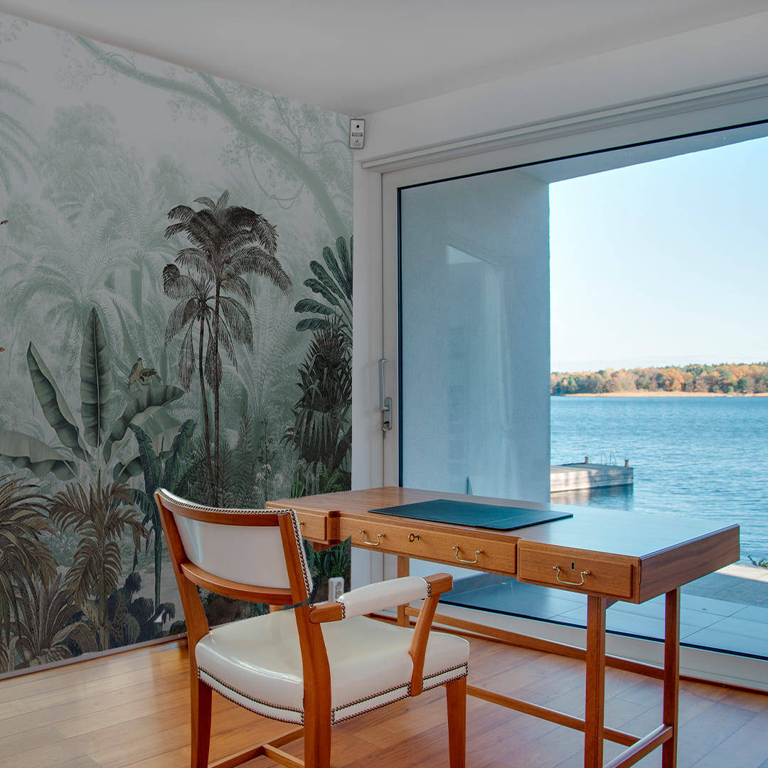 Dolphin Cove, Decor For 2 Glass Doors | Wallpaper For Windows