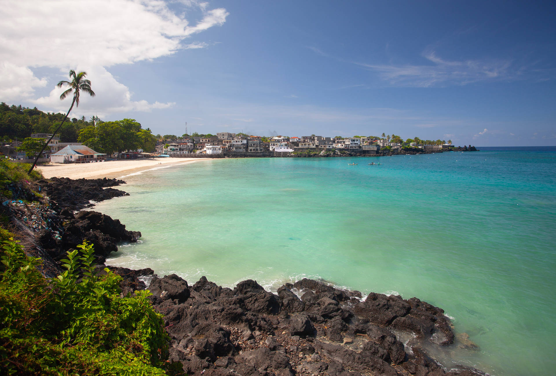 Beach In Moroni Island Comoros Background