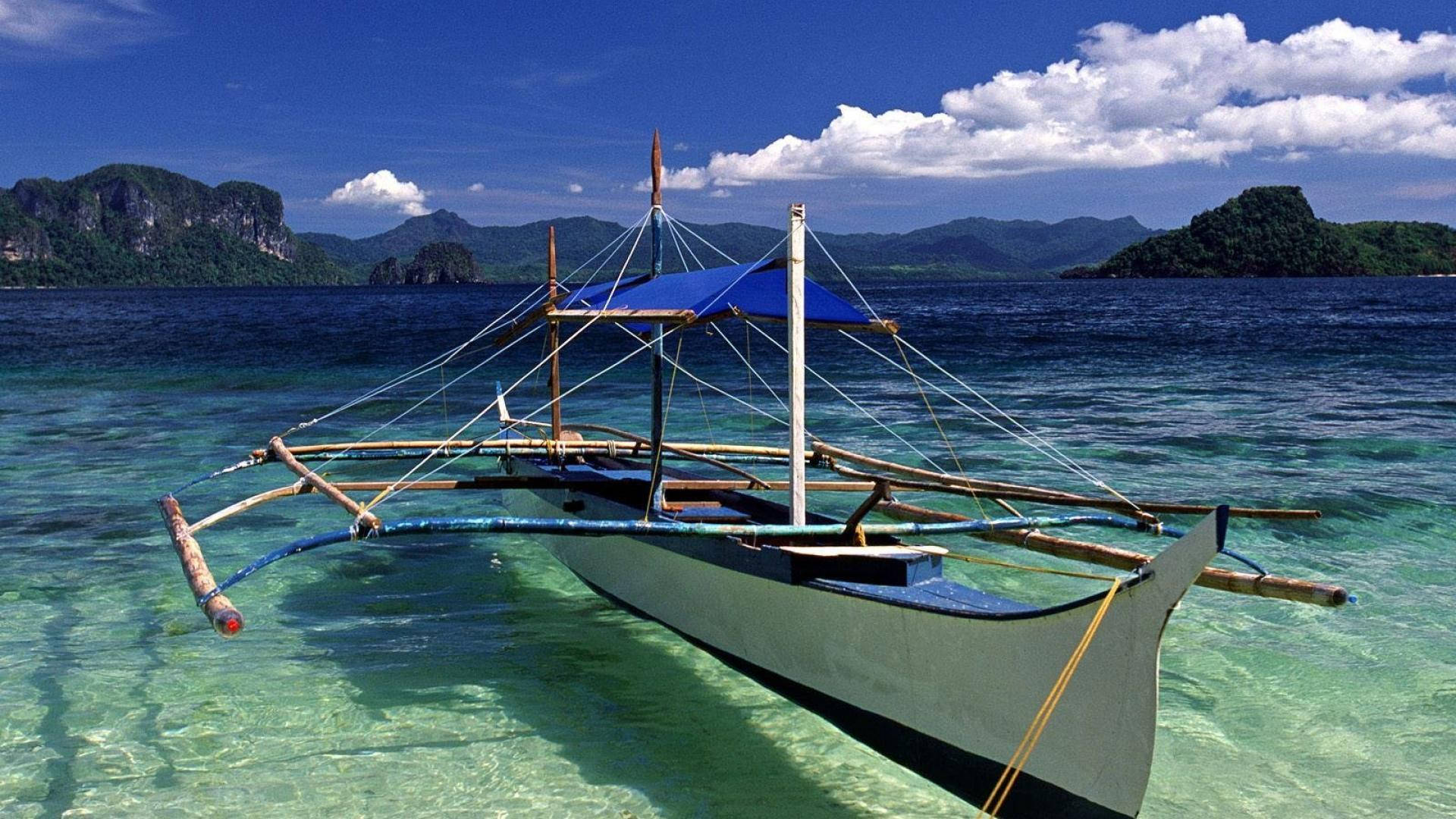 Apraia De Puerto Princesa Palawan Filipinas Papel de Parede