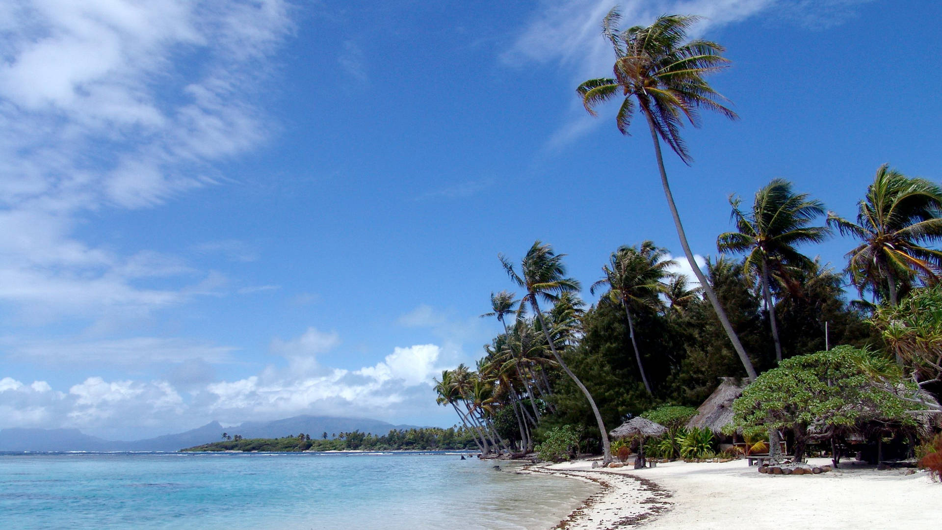 Beach On French Polynesia