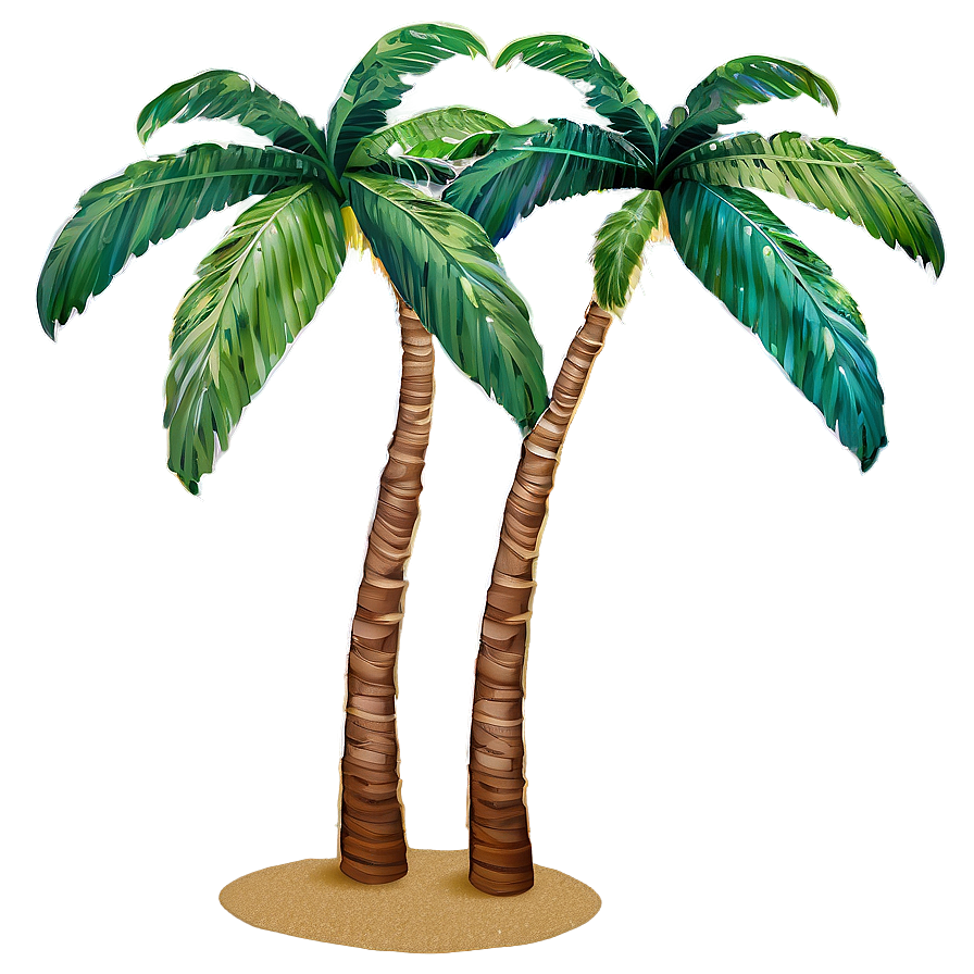 Download Beach Palm Tree Png Fjw | Wallpapers.com