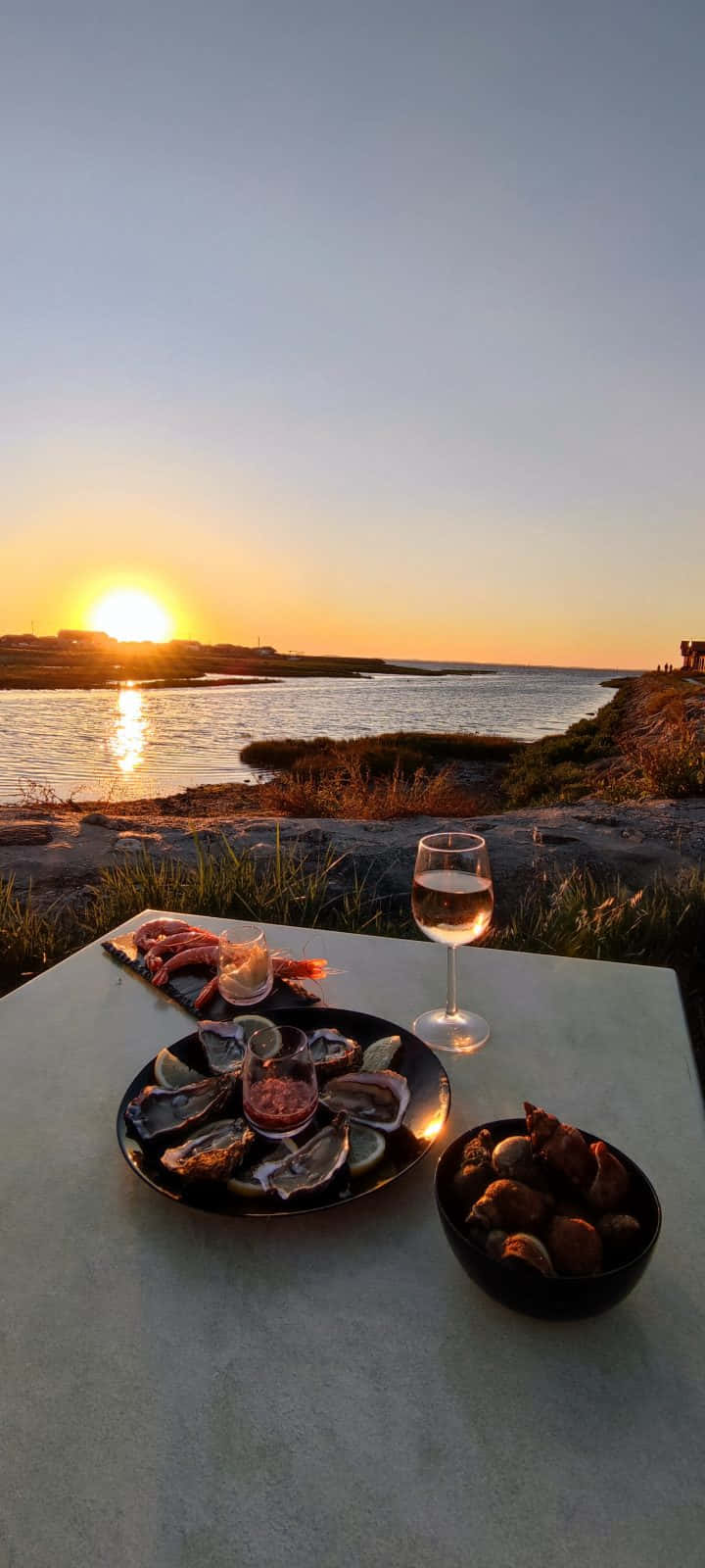 Een Perfecte Dag Voor Een Strand Picknick Achtergrond