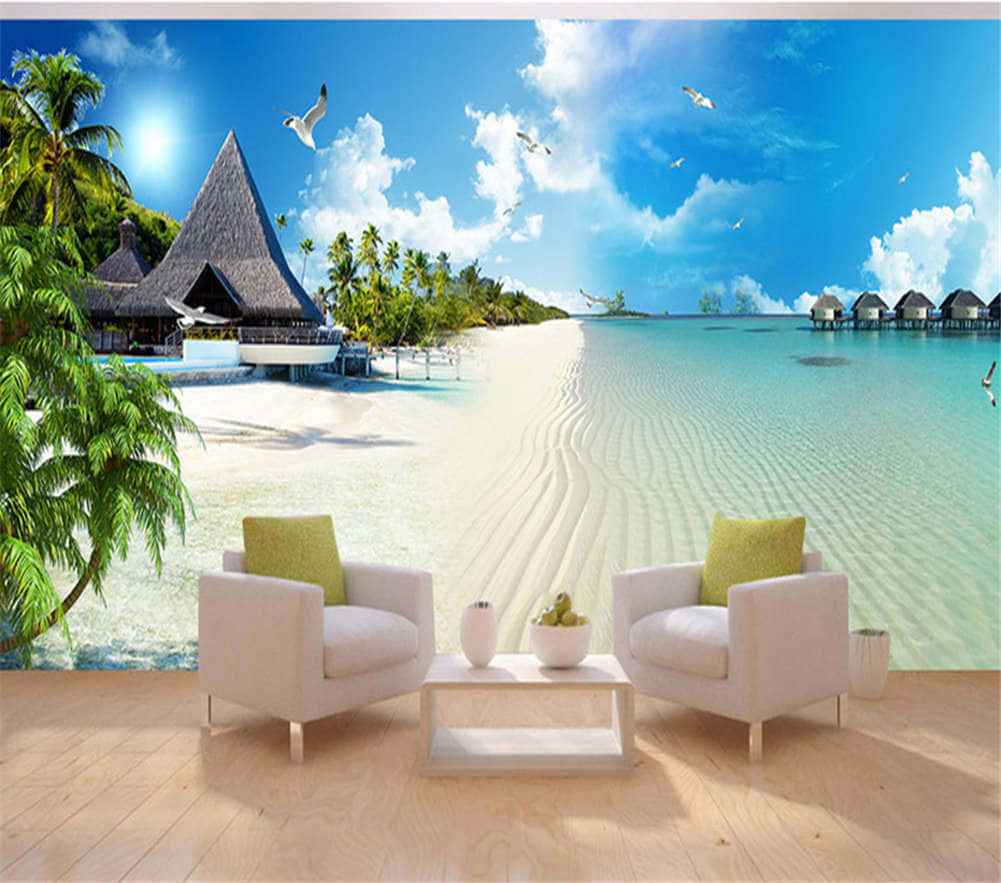 Beach Resort Background Picture