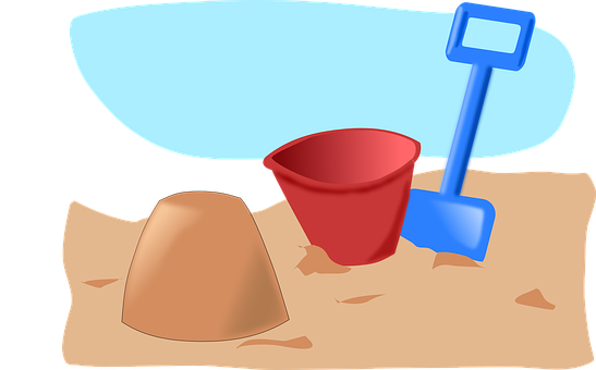 Beach Sandcastle Tools PNG
