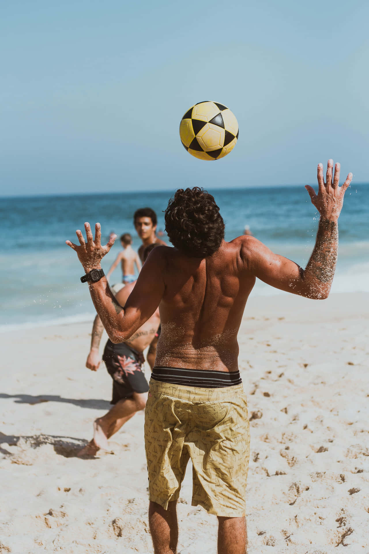Beach Soccer Action Shot.jpg Wallpaper