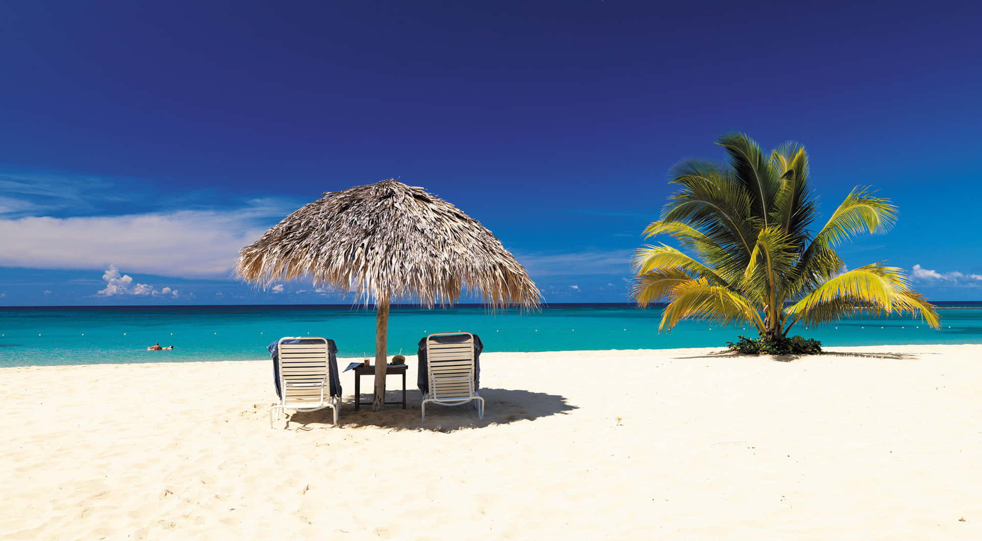 Transat De Plage Relaxante Vous Attendant Fond d'écran