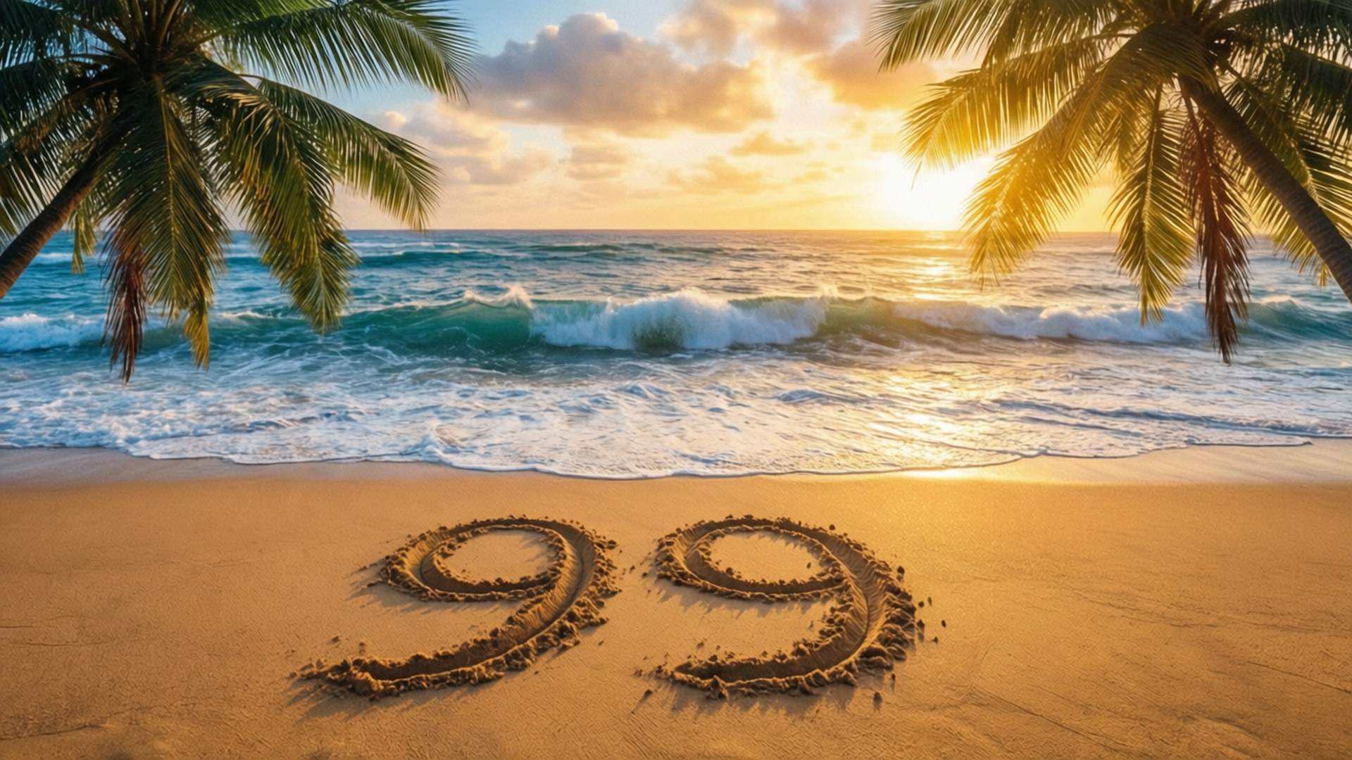 Tramonto sulla Spiaggia 99 Sfondi