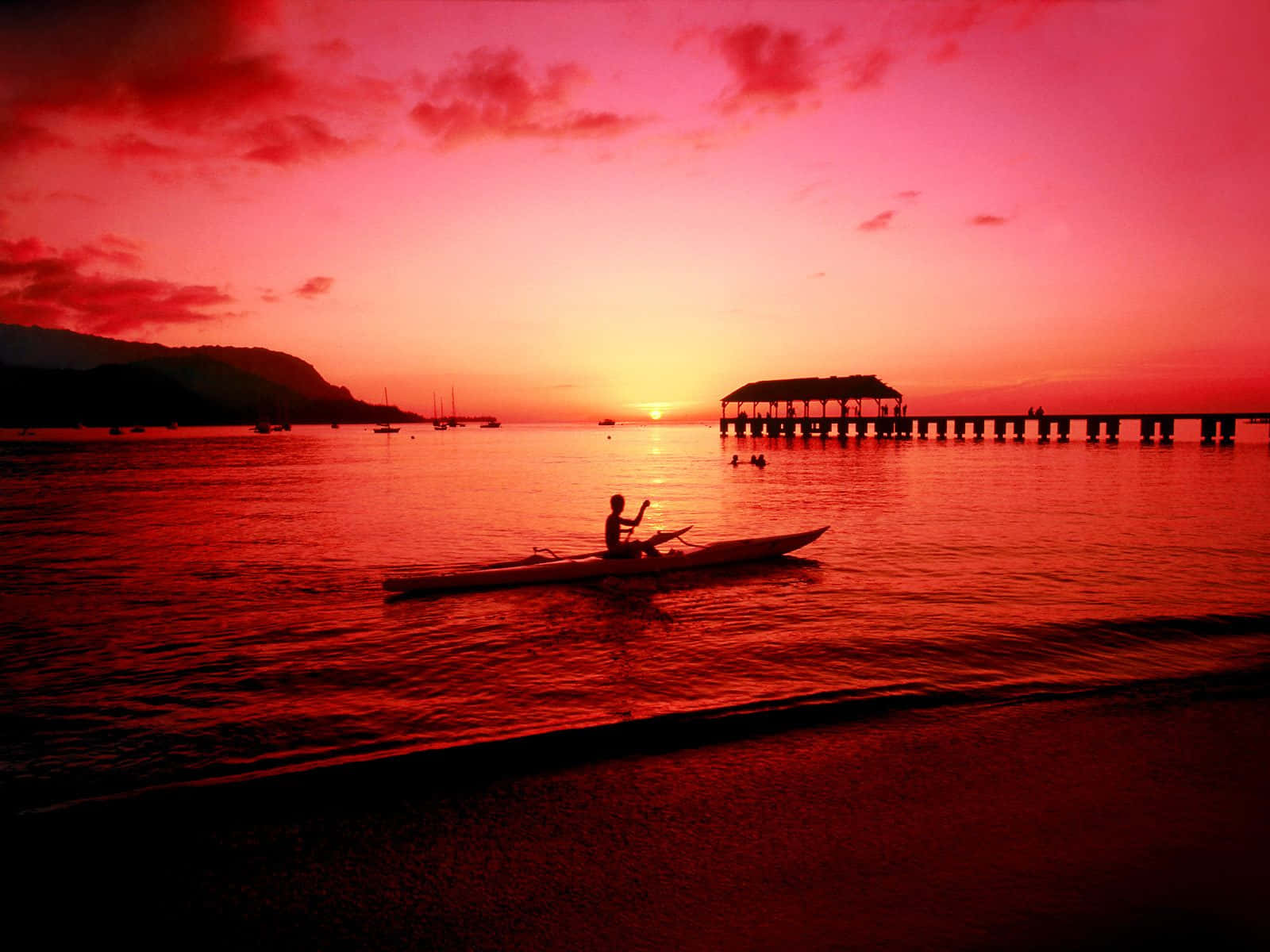 'The Beauty Of A Beach Sunset'