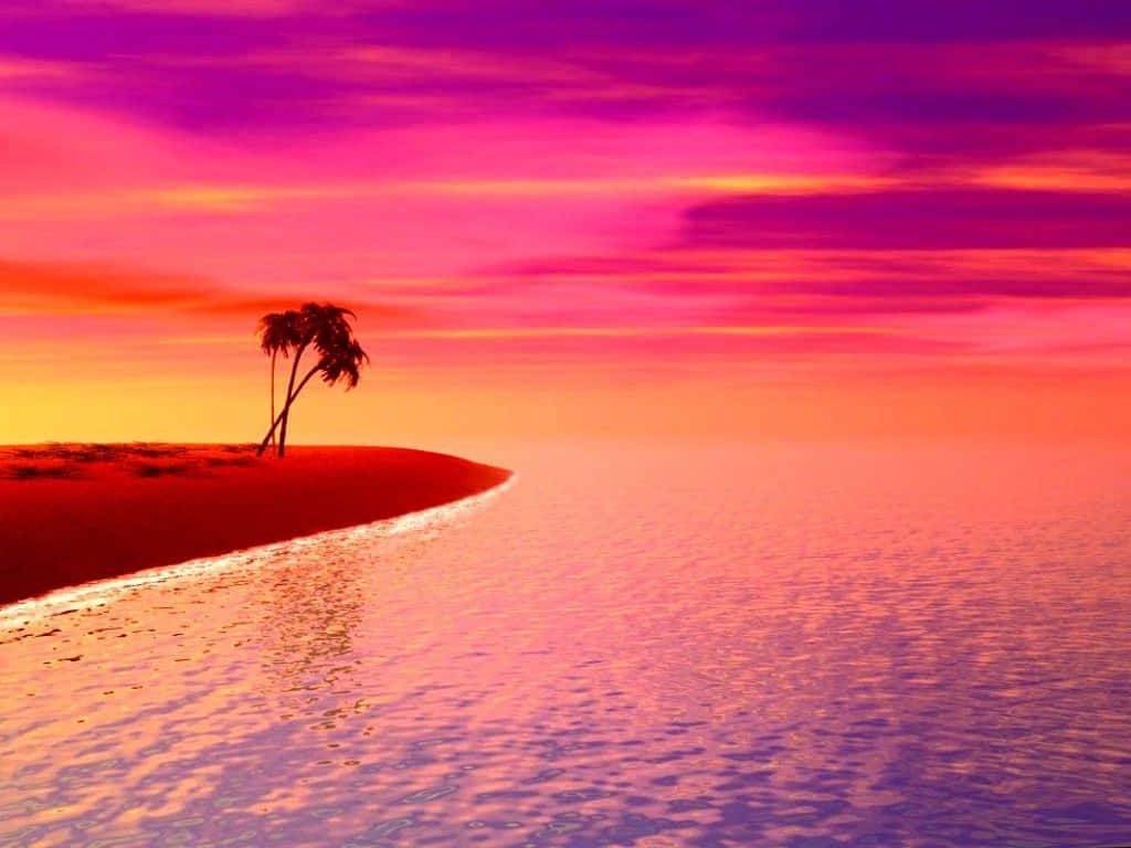 A window to heaven - a spectacular beach sunset