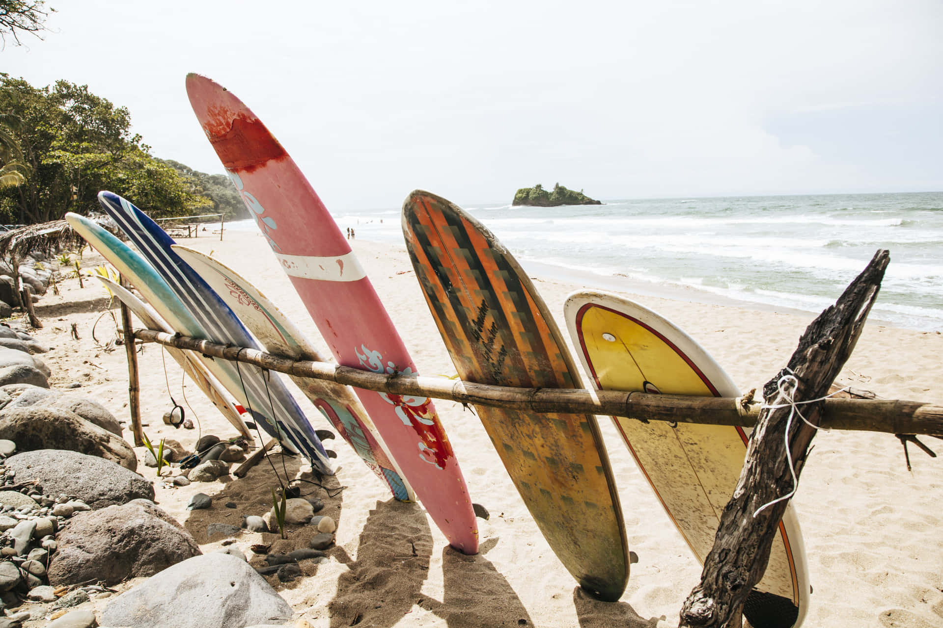 Beach Surfboards Wallpaper