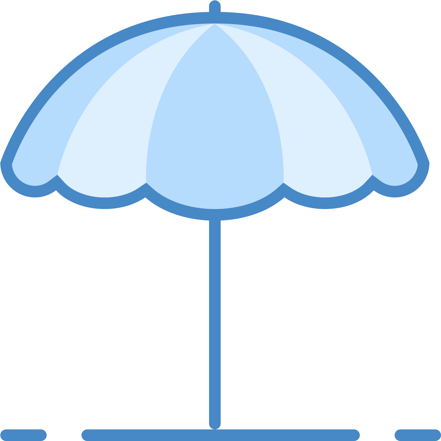 Beach Umbrella Icon PNG