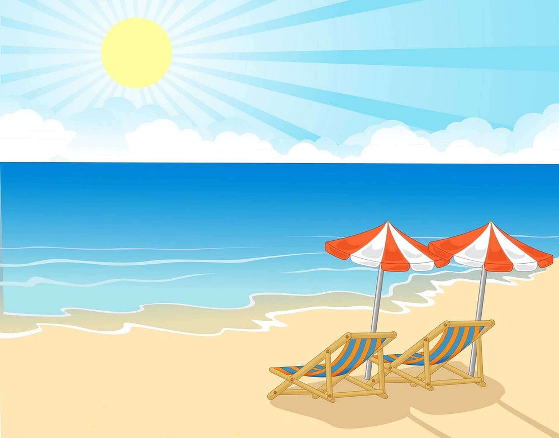 Beach Vacation Graphic Artwork Picture