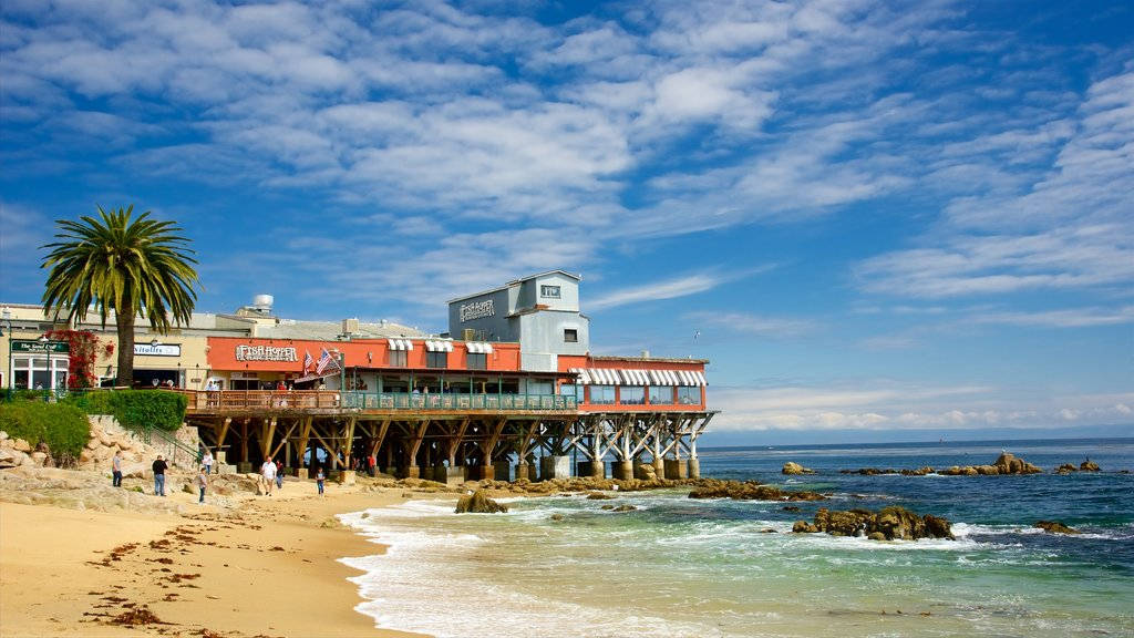 Beach View Of Cannery Row Wallpaper
