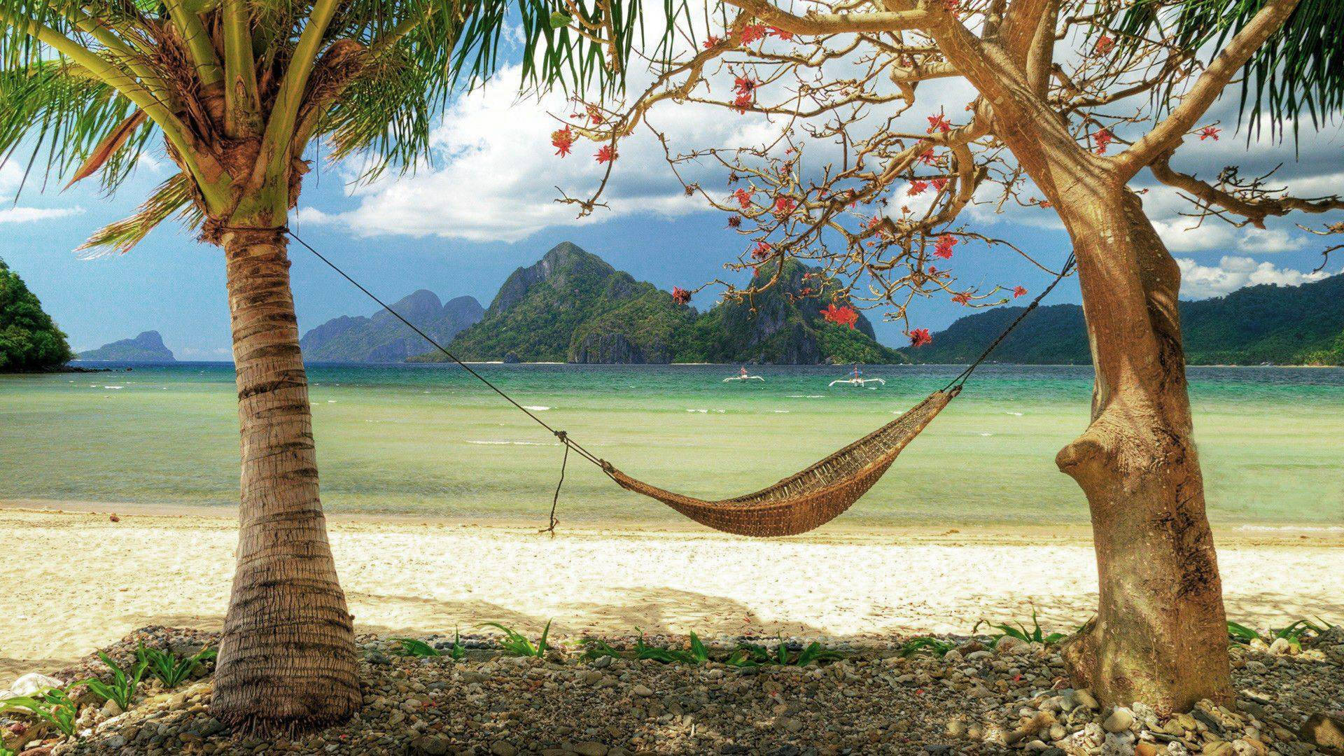 Beach View Of The Philippines Wallpaper