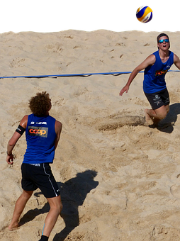 Beach Volleyball Action Shot.jpg PNG