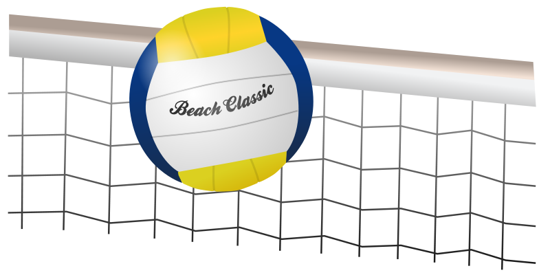 Beach Volleyball Balland Net PNG