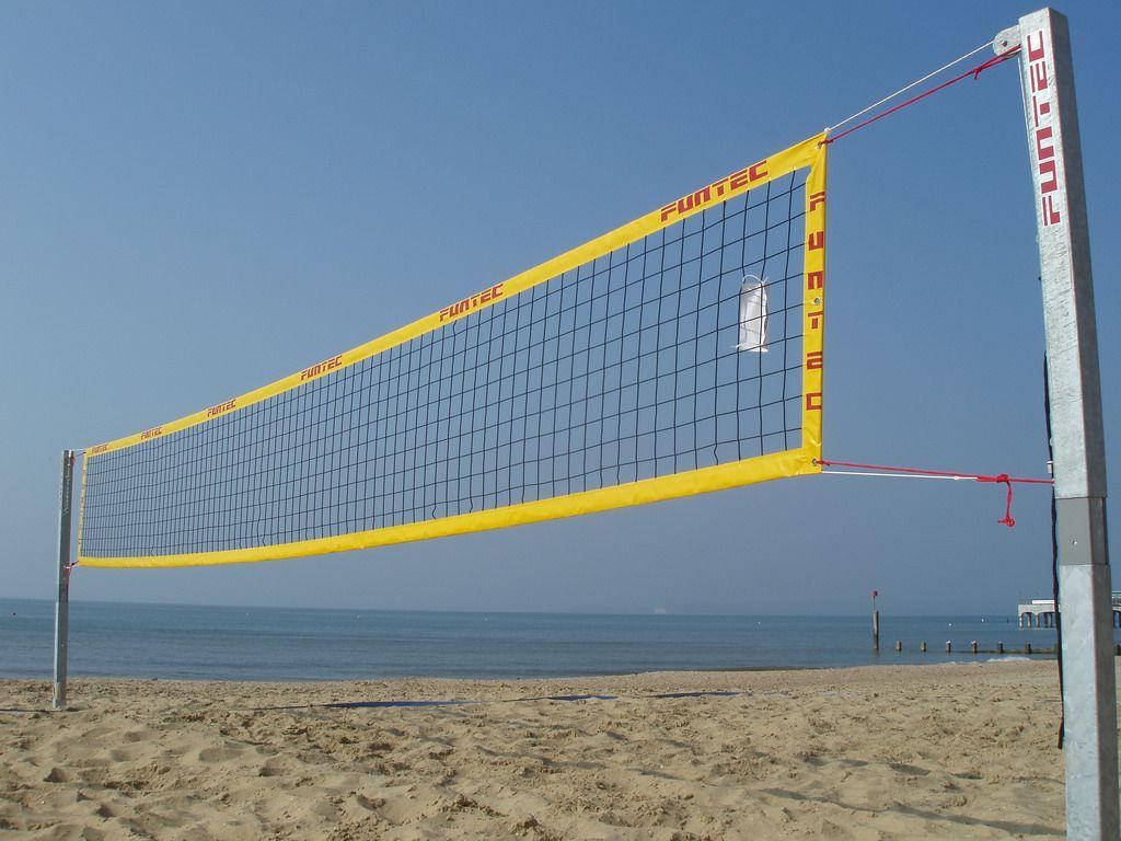 Strandvolleybollfuntec Beach Champ Court Wallpaper