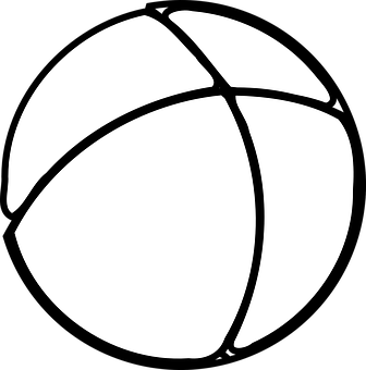 Beach Volleyball Icon Blackand White PNG