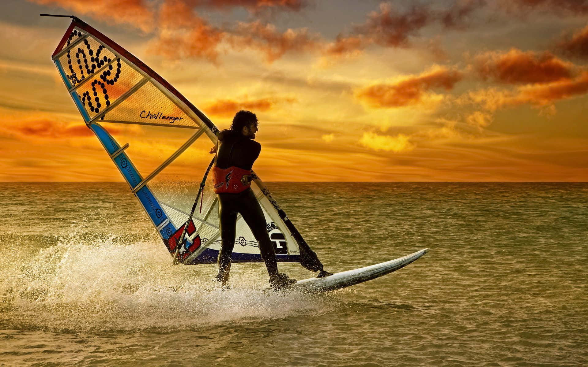 Exciting Beach Water Sports Awaits! Wallpaper