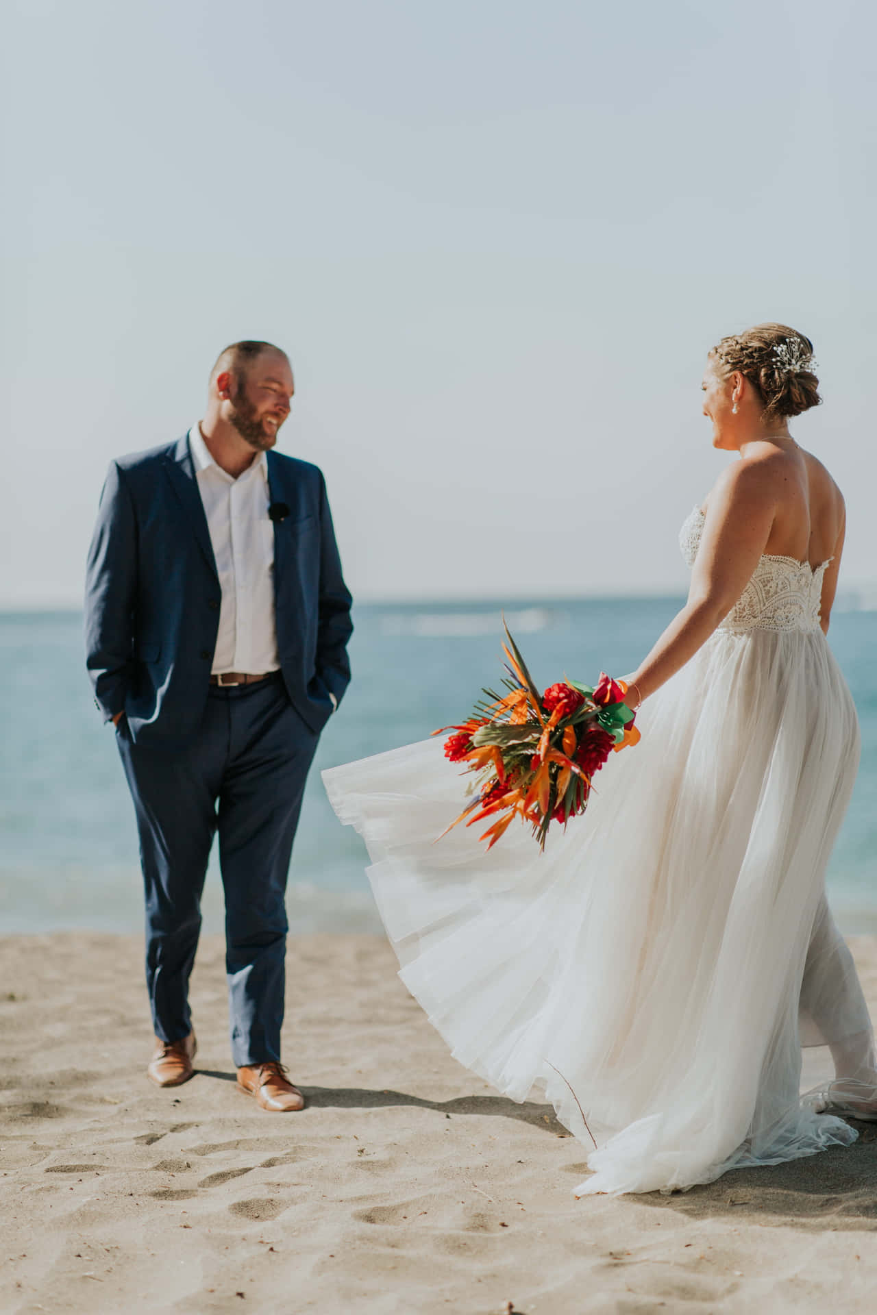 Simple Beach Wedding Picture