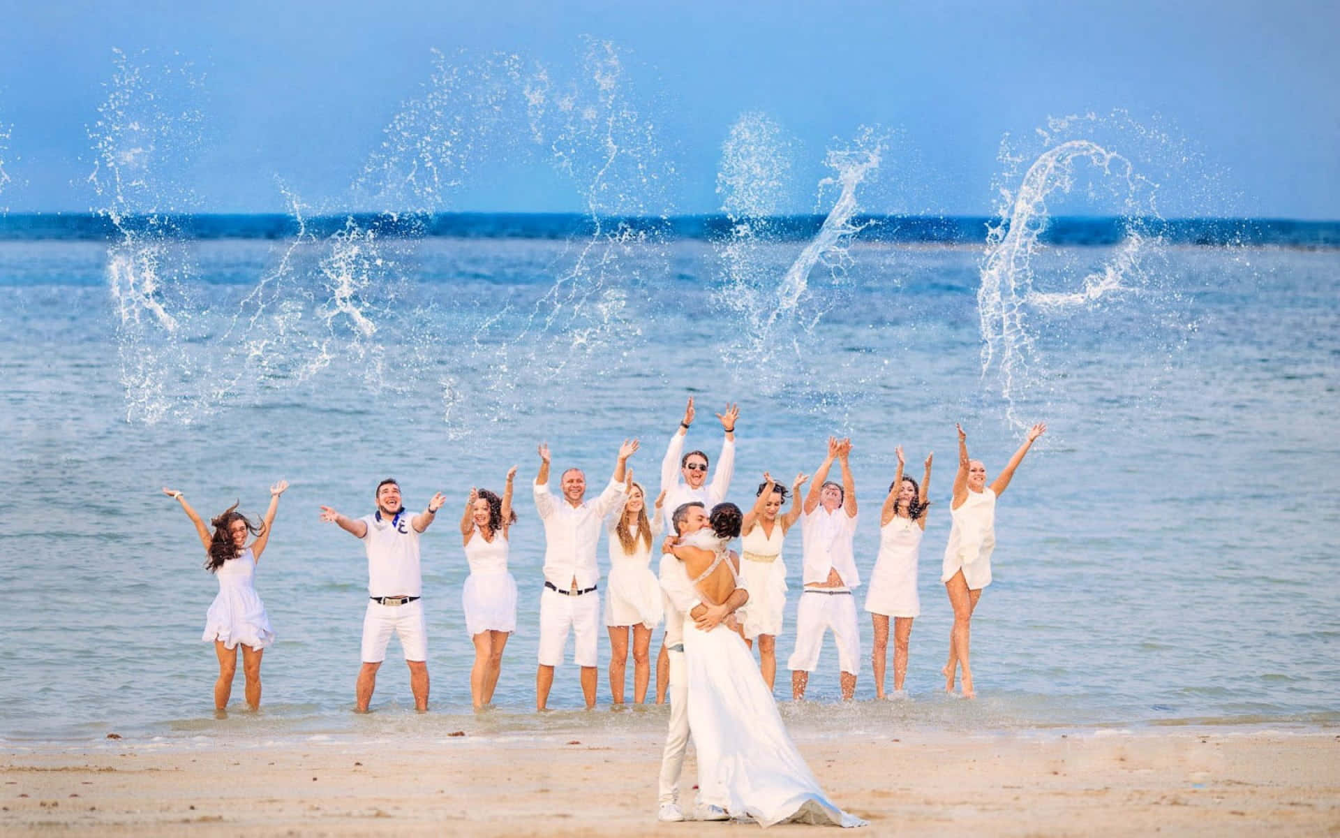 Love Beach Wedding Picture
