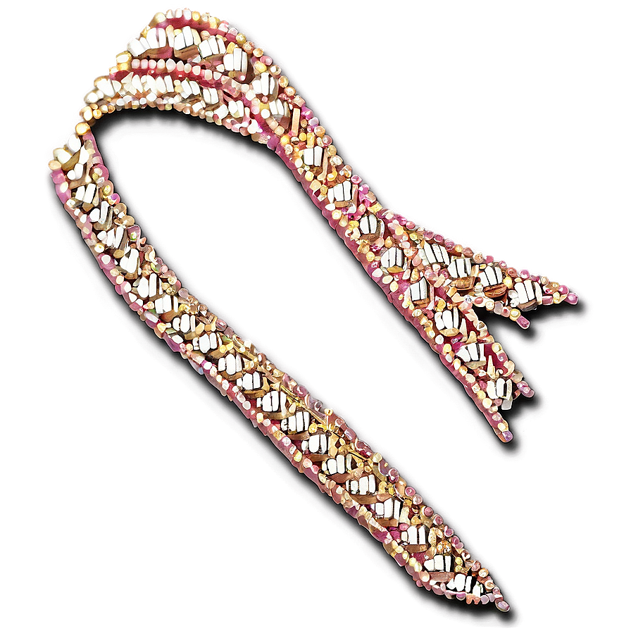 Beaded Ribbon Trim Png 82 PNG