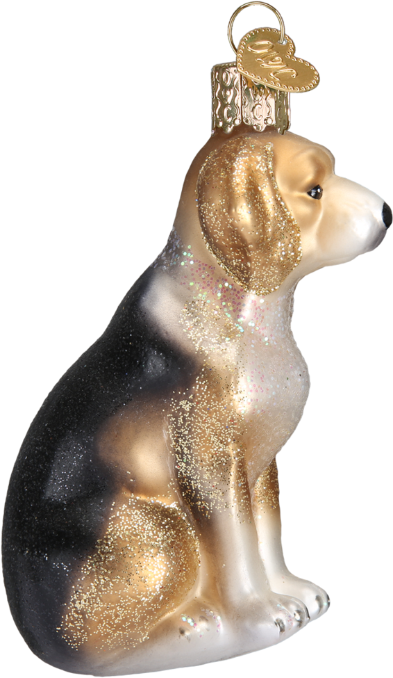 Beagle Christmas Ornament PNG